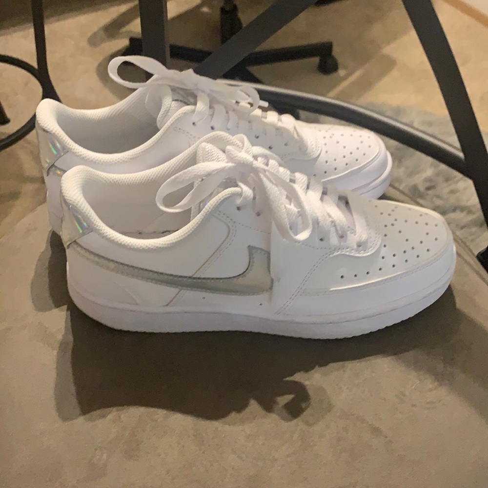 Size 7 grey nikes